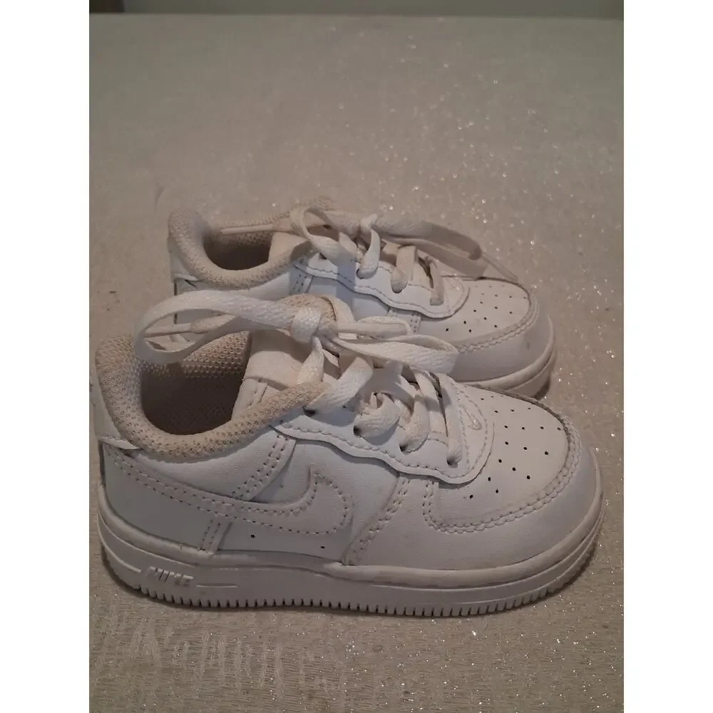 Nike Force 1 LE Triple White Toddler Size 6C Shoes DH2926-111 Baby Sneakers AF1